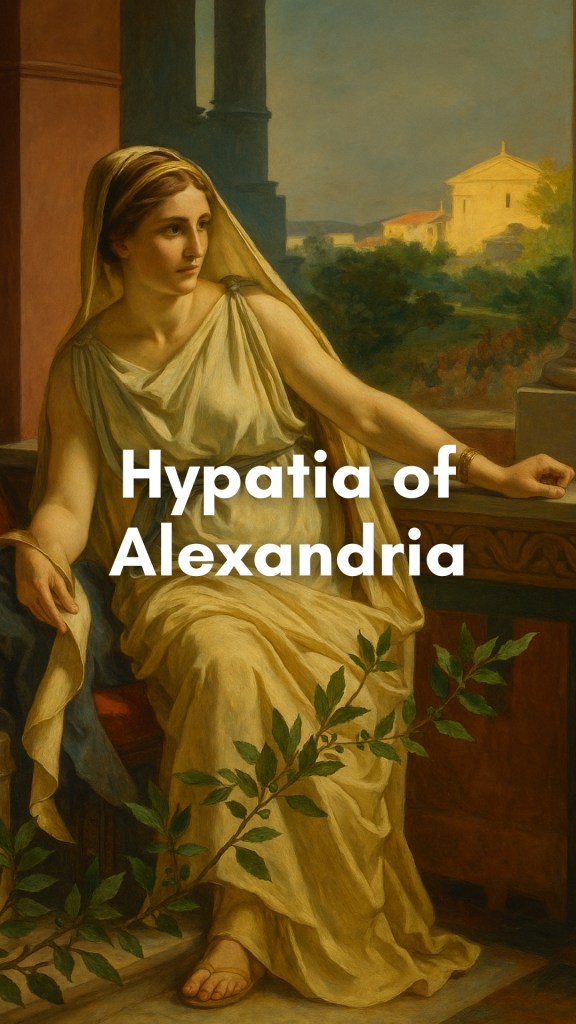 Ancient Neoplatonist philosopher, mathematician, and astronomer Hypatia of Alexandria